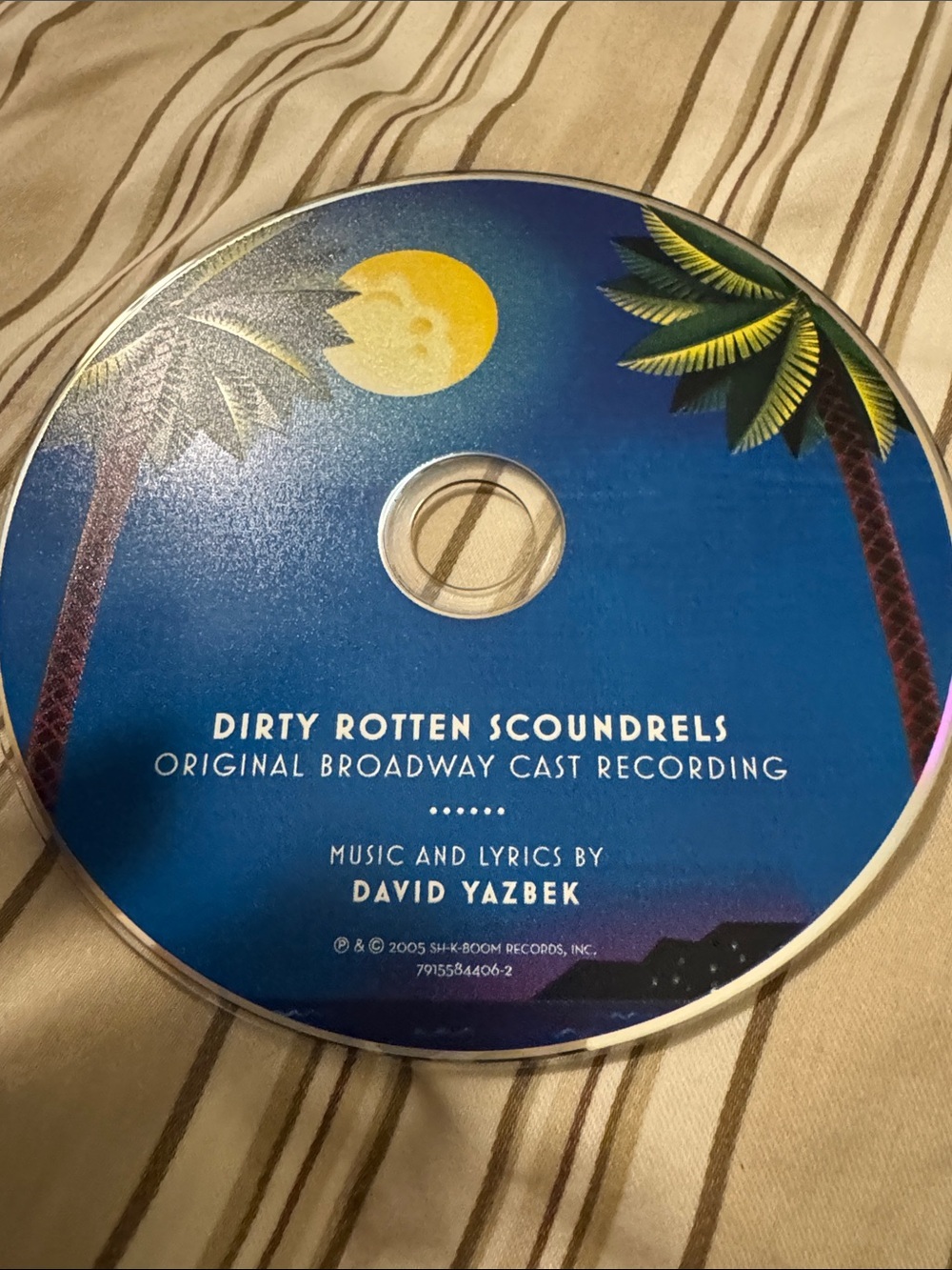 Dirty Rotten Scoundrels Original Broadway Cast Recording - Blue CD